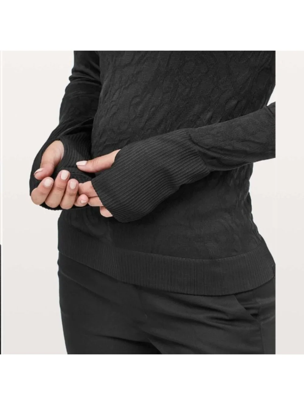 Lululemon Rest Less Pullover Black / Black